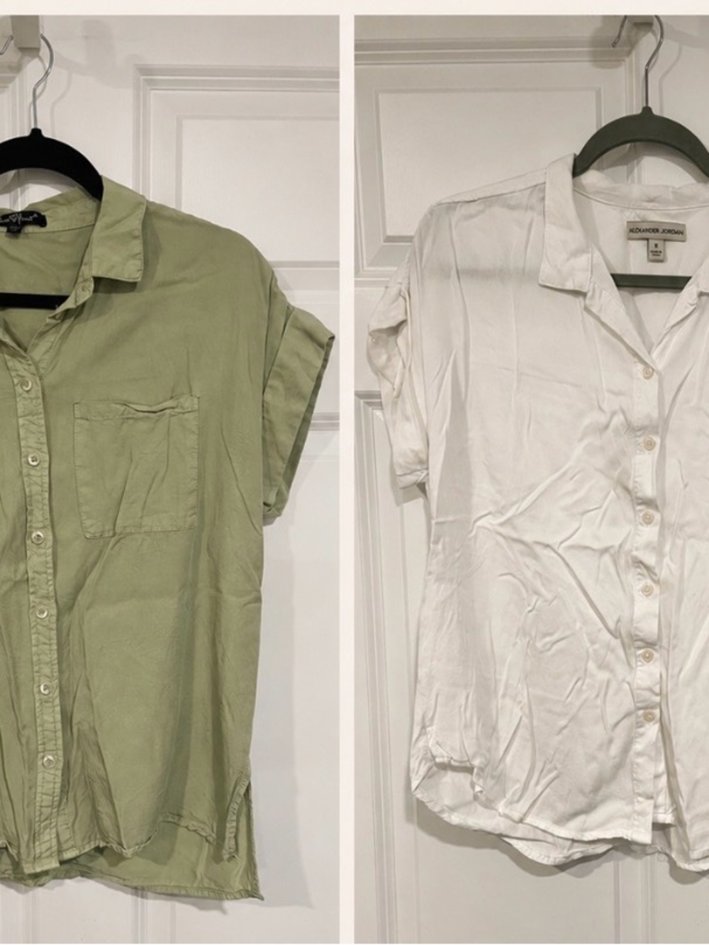 Set of 2 Short-Sleeve Button-Down Shirts
